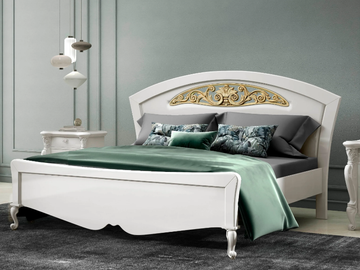 SMERALDO - Wooden double bed by CASA +39 - view 2
